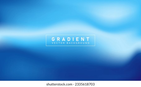 Abstract modern soft blue gradient blurred background