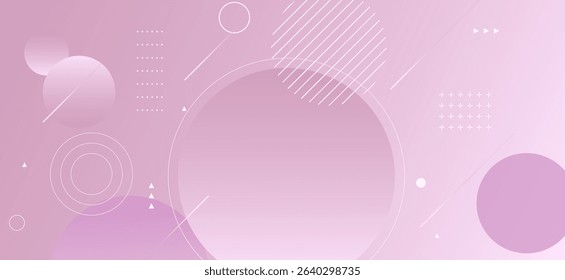 Abstract modern soft pink background. Geometric circle effect. Design elements . Digital technology concept. A high quality texture. Abstract lines. Tranding vector illustration eps10.