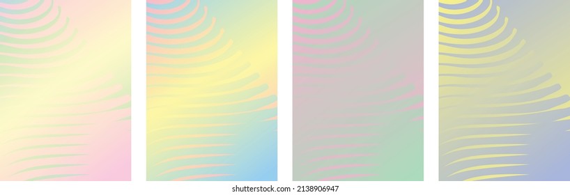 Resumen de formas modernas y suaves onduladas con fondo de luz gradiente. Ilustración vectorial. Archivo Eps 8