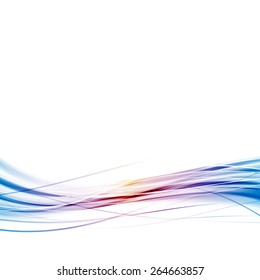 Abstract modern speed hi-tech wave background speed line flow layout. Vector illustration