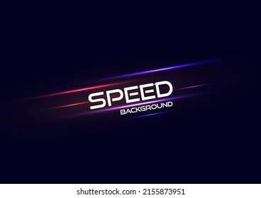 Abstract modern speed light effect on black background vector illustration.