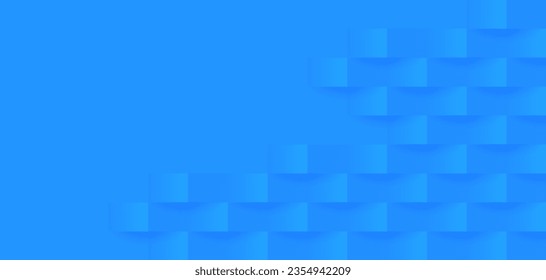 Abstract modern square background. Blue geometric texture. vector illustration.