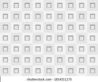 Abstract modern square background. White and grey geometric texture. vector illustration
