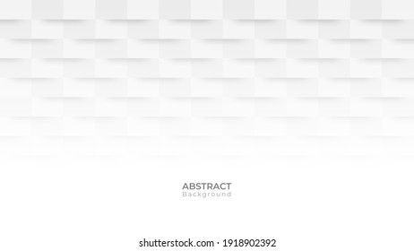 Abstract Modern Square Background. White And Grey Geometric Texture. Vector Illustration 