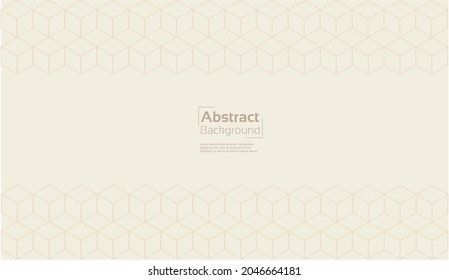 Abstrakter, moderner, quadratischer Banner-Hintergrund. Geometrische Mustertextur. Vektorkunst-Illustration.