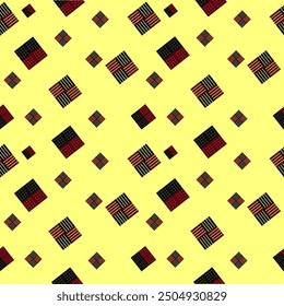 Abstract modern square colorful geometric pattern background seamless repeating pattern stripes backdrops vector illustration flat design for wallpaper or background or Fabric EPS 10