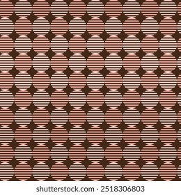 Abstract modern square colorful geometric pattern background seamless repeating pattern stripes backdrops vector illustration flat design for wallpaper or background or Fabric EPS 10