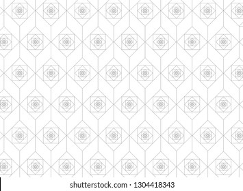 Abstract modern square geometric line pattern background. vector eps10
