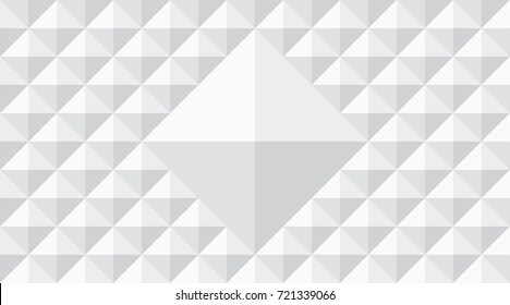 Abstract Modern Square Shape Geometry White and Gray Vector Backgrounds
