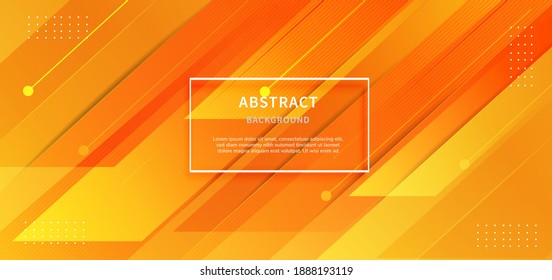 Resumen de rayas modernas de fondo diagonal geométrico amarillo. Puede usar para publicidad, afiche, plantilla, presentación comercial. Ilustración del vector