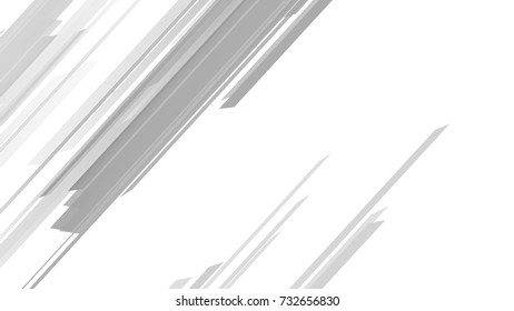 Abstract Modern Stripes Lines White and Gray Vector Background