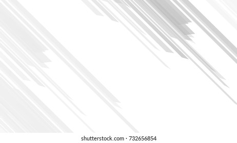 Abstract Modern Stripes Lines White and Gray Vector Background
