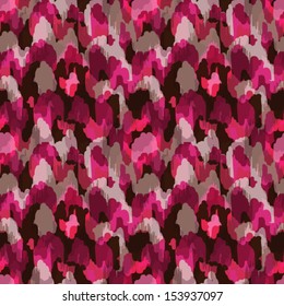 Abstract Modern Stylish Pink Animal Seamless Web Or Fabric Pattern