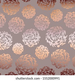Abstract modern stylish texture. Repeating elegant delicate background. Unusual seamless pattern rose gold. Beautiful design for wallpaper, wrapping paper, gift wrapper, packaging, interior, package
