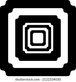 símbolo abstracto moderno elemento plano