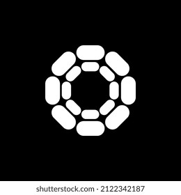 abstract modern symbol flat technology