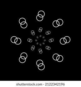 abstract modern symbol flat technology