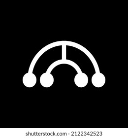 abstract modern symbol flat technology