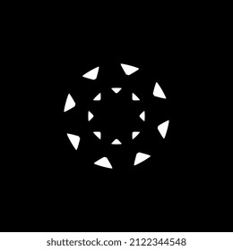 abstract modern symbol flat technology