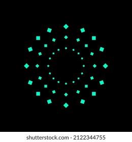 abstract modern symbol flat technology
