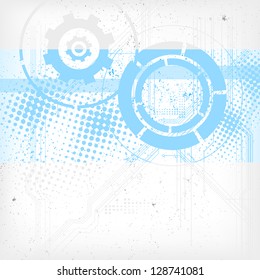 Abstract modern technical background