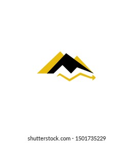 Abstract modern techno icon, logo design. This design can be used for  corporate identity, bussiness, property, techonology style, application icon