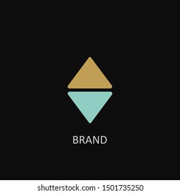 Abstract modern techno icon, logo design. This design can be used for  corporate identity, bussiness, property, techonology style, application icon