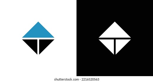 Abstraktes modernes Techno-Symbol, Logo-Design. Dieses Design kann für Unternehmensidentität, Geschäftswelt, Immobilien, Technologiebauung, Anwendungssymbol verwendet werden