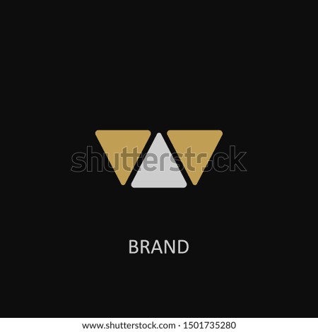 Abstract modern techno icon, logo design. This design can be used for  corporate identity, bussiness, property, techonology style, application icon