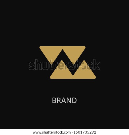 Abstract modern techno letter Micon, logo design. This design can be used for  corporate identity, bussiness, property, techonology style, application icon
