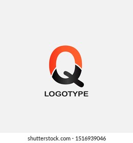 Abstract modern techno letter Q icon, logo design. Can be used as logo, corporate identity style, pointer, application icon