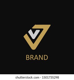 Abstract modern techno letter V icon, logo design. This design can be used for  corporate identity, bussiness, property, techonology style, application icon