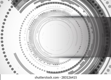 Abstract modern technology background. Vector
