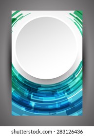 Abstract modern technology background. Vector