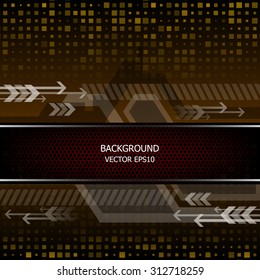 abstract modern technology background vector