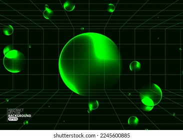 Abstract modern technology background wallpaper, Landing page template, flowing line digital technology, smooth particle wave, big data techno , Annual reports, flyer, poster, cover. EPS