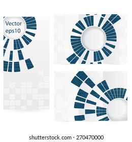 Abstract modern technology brochure template background