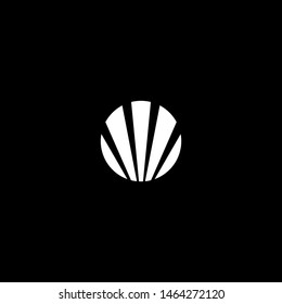 abstract modern technology business logo circle for company