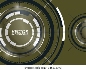 Abstract Modern technology circles Background.