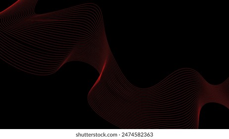 Abstract modern technology digital futuristic concept dynamic mesh blue wave lines. 3d particles mesh array wave sound. Futuristic Digital technology. Sci-fi. High tech, big data. Science. Vector