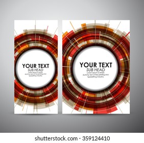 Abstract Modern technology. Graphic resources design template. Vector illustration