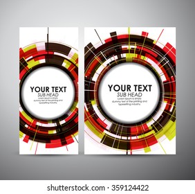 Abstract Modern technology. Graphic resources design template. Vector illustration