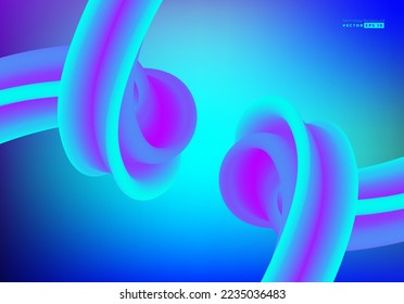 Abstract modern technology Landing page template, flowing line digital technology, smooth particle wave, big data techno design concept background wallpaper, Annual reports, flyer, poster, cover. EPS