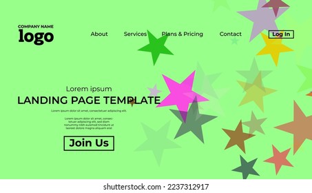 Abstract modern technology Landing page template, big data techno design concept background wallpaper, Annual reports, flyer, poster, cover. EPS
