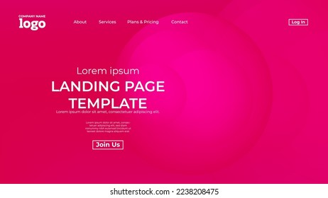 Abstrakte moderne Technologie Landing Page Template, Fließline digitale Technologie, glatte Teilchenwelle, Big Data Techno Design Konzept Hintergrund Wallpaper, Jahresberichte, Flyer, Poster, Cover. EPS
