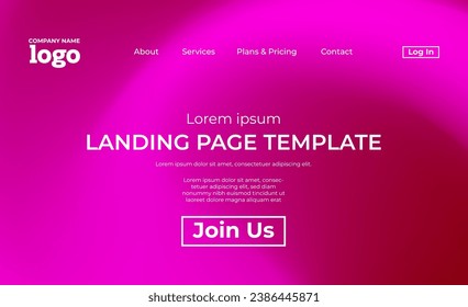 Abstract modern technology Landing page template, flowing line digital technology, smooth particle wave, big data techno design concept background wallpaper, Annual reports, flyer, poster, cover. EPS
