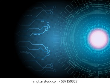 Abstract modern technology wallpaper vector illustration