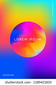 Abstract modern template background decorative with colorful gradient geometric shape. Design element can be used for poster, backdrop, brochure, publication, banner, vector illustration
