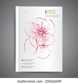 Abstract modern template book cover