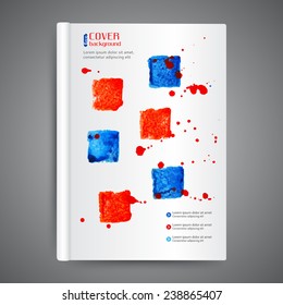 Abstract modern template book cover